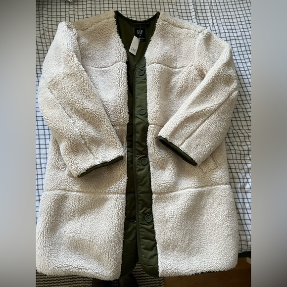 NWT Cozy Gap Sherpa Coat - Picture 3 of 5